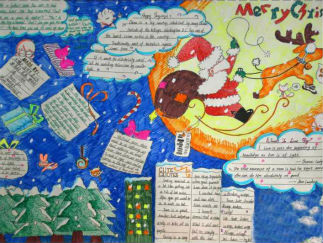 圣诞节3手抄报版面设计图