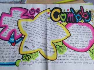 英语2手抄报版面设计图