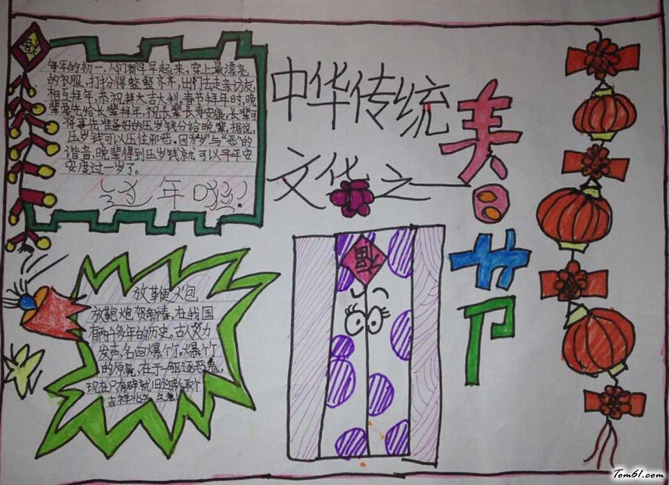 传统文化手抄报版面设计图2图片1