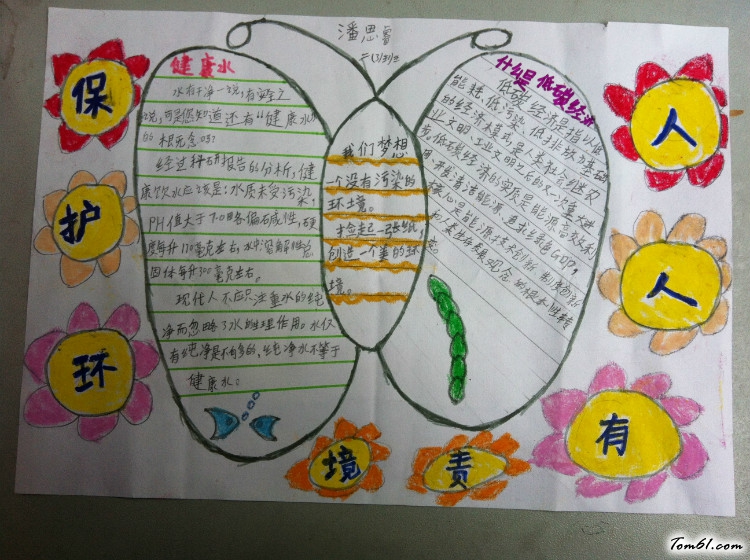 环保手抄报版面设计图4图片1