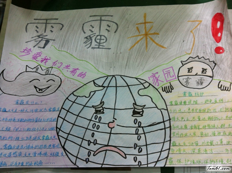 防止污染,保护环境手抄报版面设计图2图片1