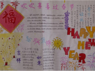 春节手抄报版面设计图3