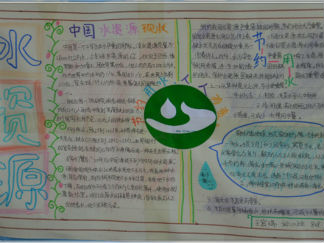 保护环境手抄报版面设计图2