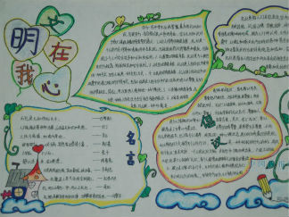 交往礼仪手抄报版面设计图