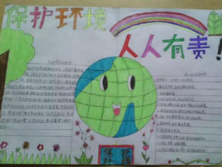 环保手抄报版面设计图2