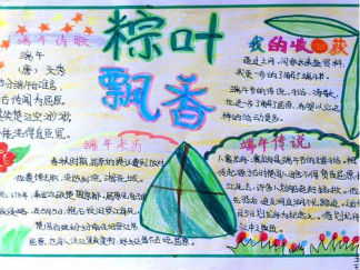 端午节手抄报版面设计图2
