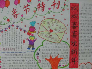 春节的手抄报版面设计图3