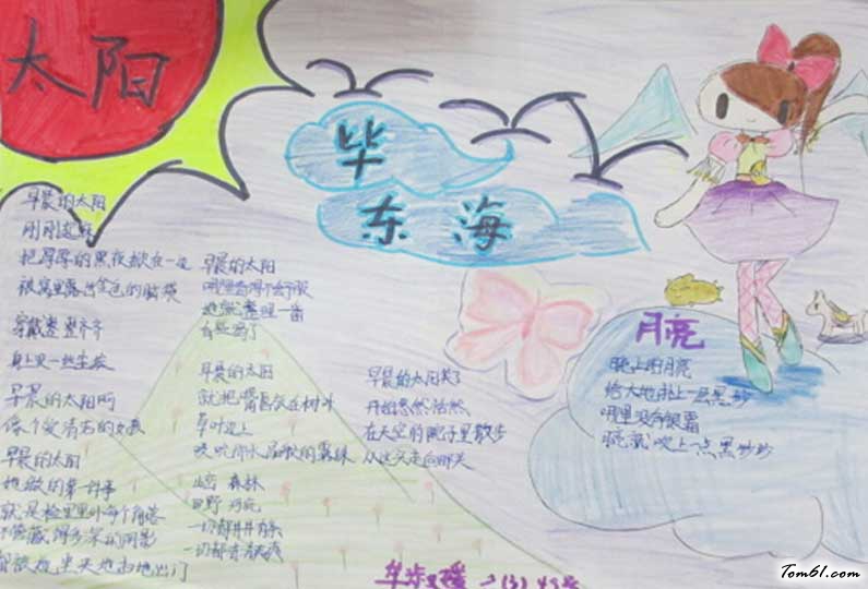 节约环保的手抄报版面设计图2图片1