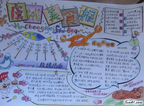 我的情绪脸谱手抄报版面设计图图片1