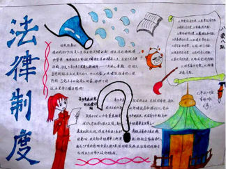 平等的手抄报版面设计图4