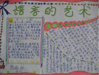 语言的艺术手抄报版面设计图4