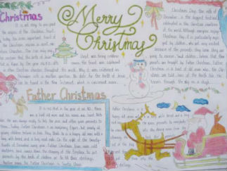 圣诞节手抄报版面设计图3