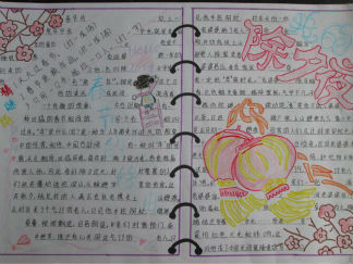 元宵节手抄报版面设计图4