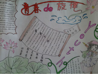 青春手抄报版面设计图3