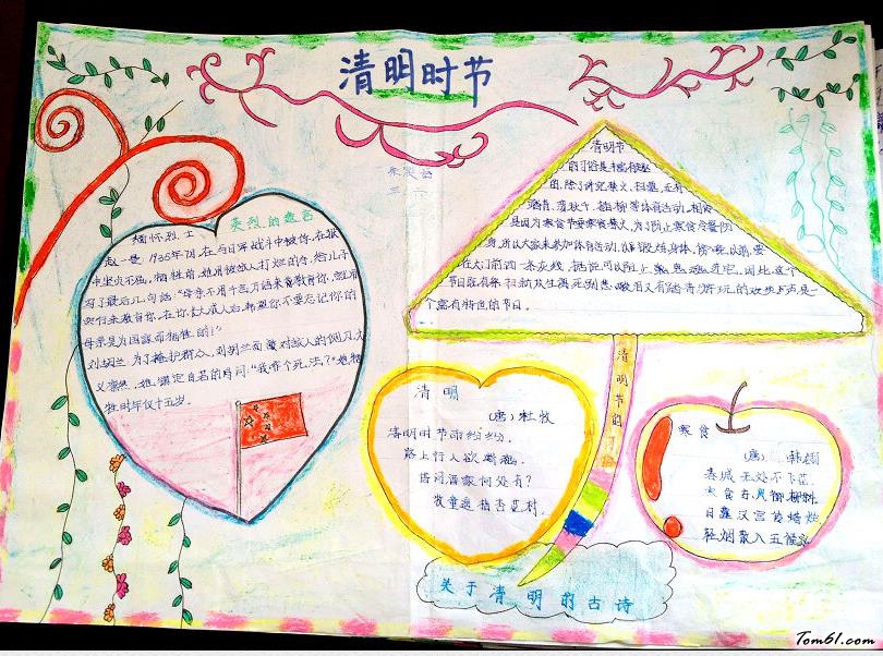 清明节的手抄报版面设计图9图片1