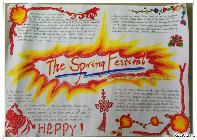 英语手抄报版面设计图11图片1