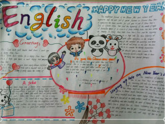 英语手抄报版面设计图9