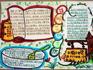 清明节手抄报版面设计图22