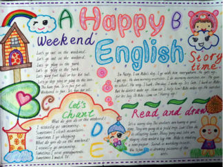 英语手抄报版面设计图3