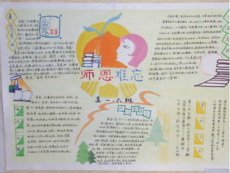 教师节手抄报版面设计图4