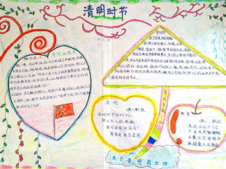 清明节的手抄报版面设计图9