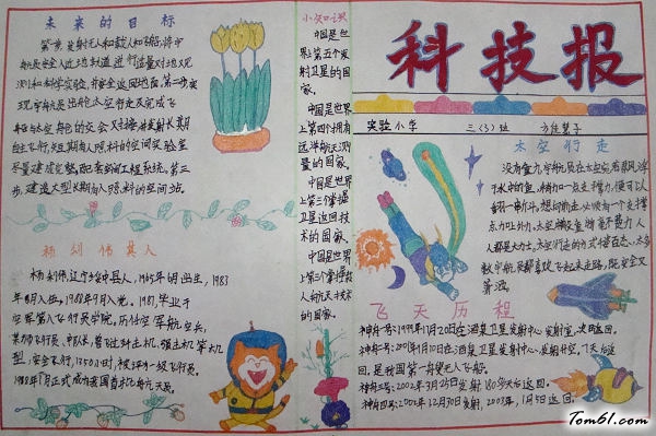 小学生科普手抄报版面设计图图片1