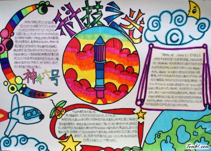 科普手抄报版面设计图图片1