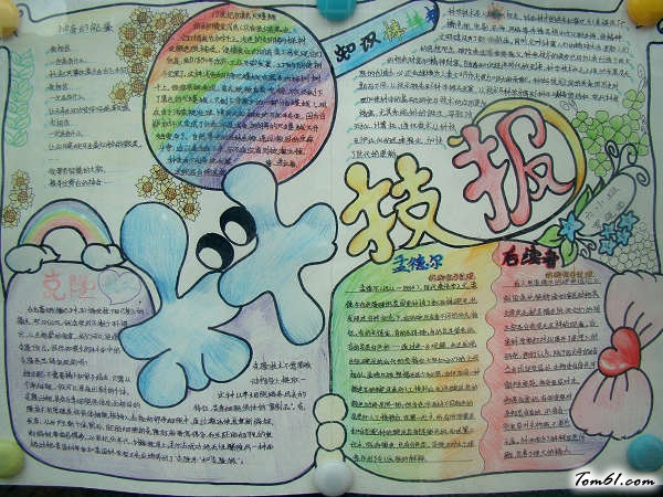 科技启航科普手抄报版面设计图图片1