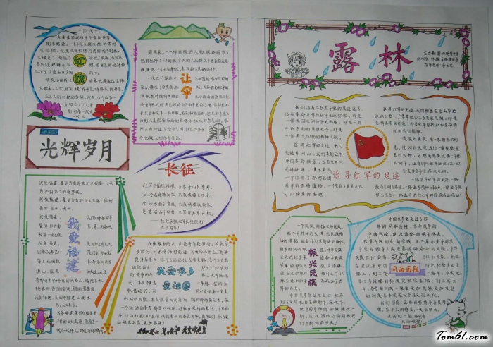 中学生手抄报版面设计图图片1