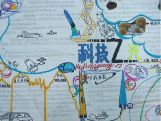 科技手抄报版面设计图2