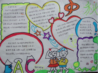 中秋节手抄报版面设计图7