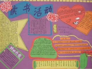 读书活动语文手抄报版面设计图