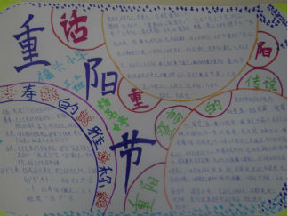 重阳节手抄报版面设计图2