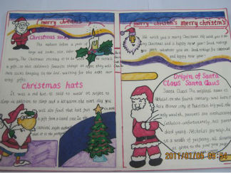 圣诞节手抄报版面设计图4