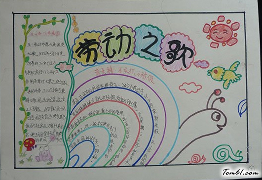 劳动节手抄报版面设计图3图片1