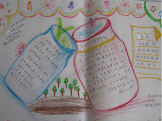 五四青年节手抄报版面设计图5