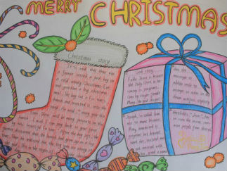 圣诞节英语手抄报版面设计图4