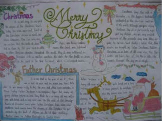 圣诞节英语手抄报版面设计图8