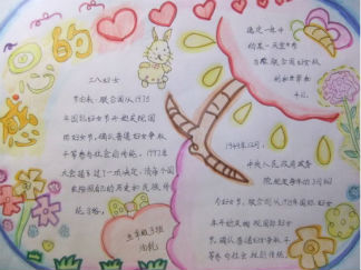 三八妇女节的手抄报版面设计图3