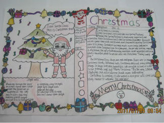 圣诞节英语手抄报版面设计图6