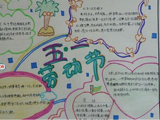 劳动节的意义手抄报版面设计图