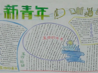 五四青年节手抄报版面设计图6