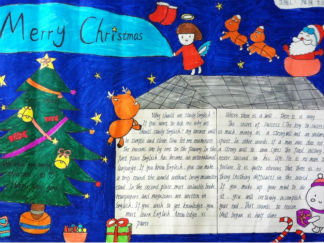 圣诞节手抄报版面设计图9