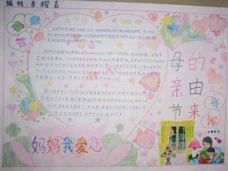 母亲节手抄报版面设计图4