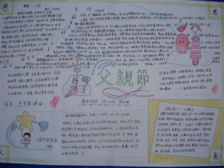 父亲节手抄报版面设计图11