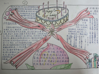 党的生日建党节手抄报版面设计图