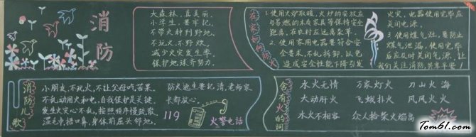 安全黑板报版面设计图5图片1