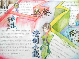 法制手抄报版面设计图2