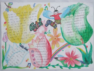 小学生英语手抄报版面设计图