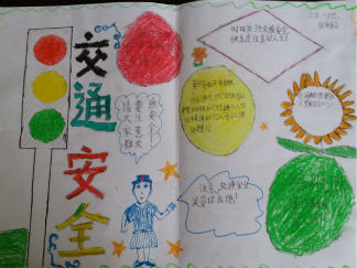 交通安全手抄报版面设计图6